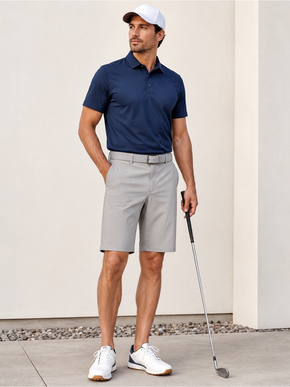 Adidas Men’s Gray Golf Shorts – Size 36